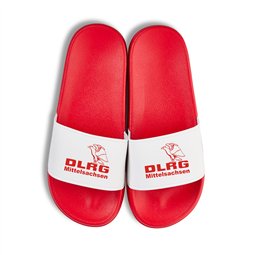 DLRG Mittelsachsen Badelatschen rot/weiss