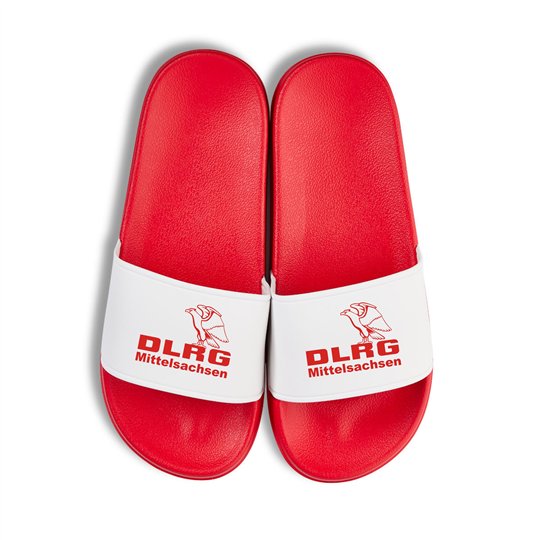 DLRG Mittelsachsen Badelatschen rot/weiss
