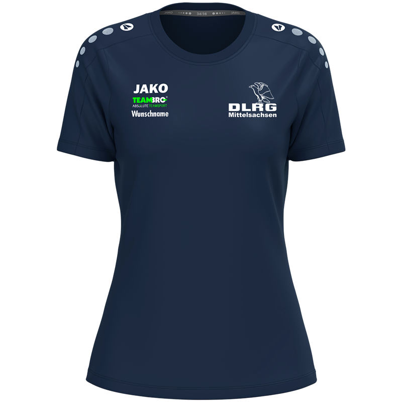 DLRG Mittelsachsen T-Shirt Damen navy