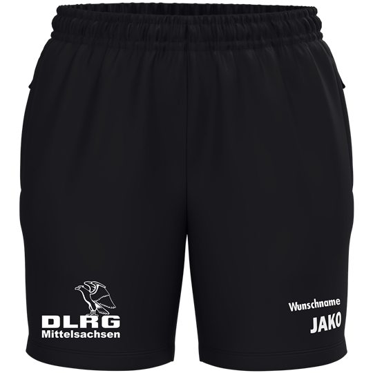 DLRG Mittelsachsen Webshort Damen schwarz
