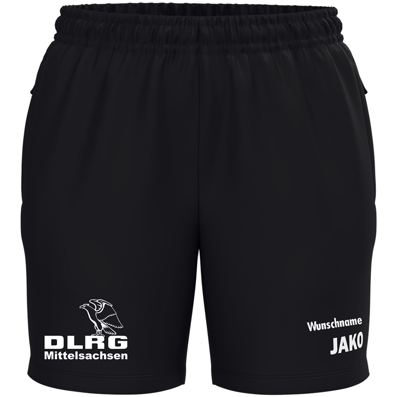 DLRG Mittelsachsen Webshort Damen schwarz