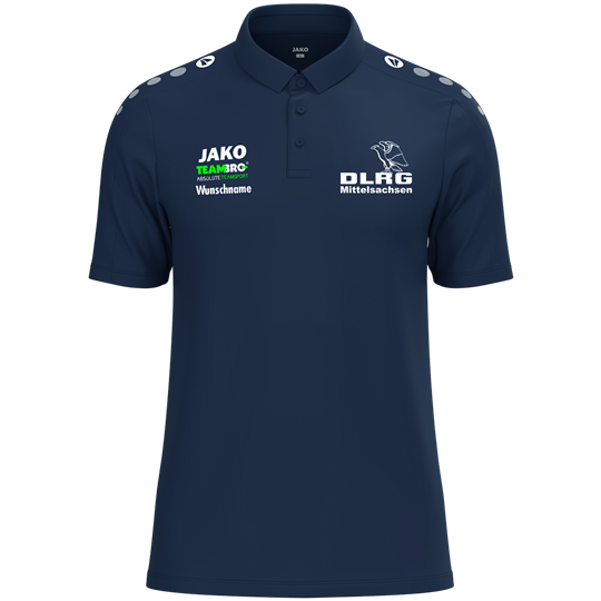 DLRG Mittelsachsen Polo Unisex navy