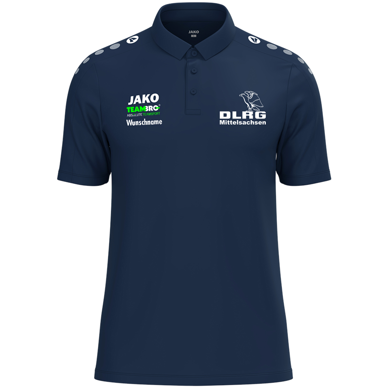 DLRG Mittelsachsen Polo Unisex navy