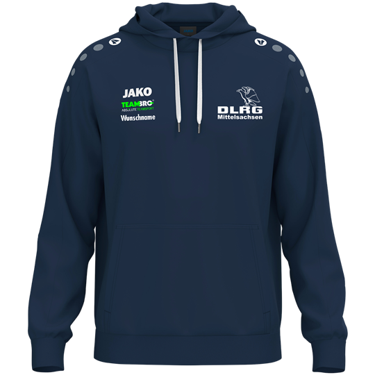 DLRG Mittelsachsen Hoody Unisex navy