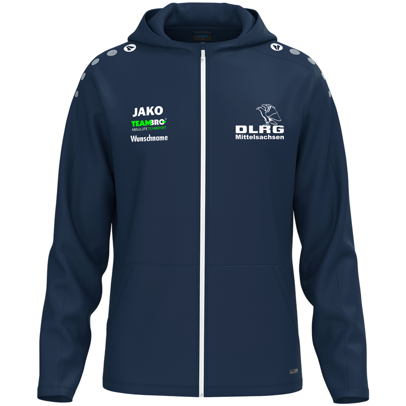 DLRG Mittelsachsen Kapuzenjacke Kinder navy