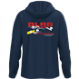 DLRG Mittelsachsen Kapuzenjacke Kinder navy