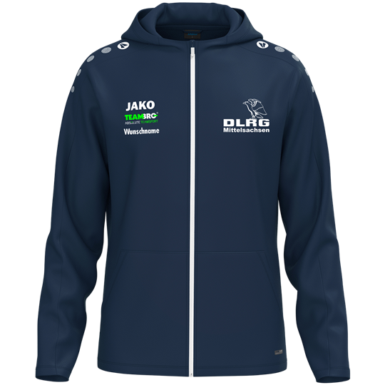 DLRG Mittelsachsen Kapuzenjacke Unisex navy