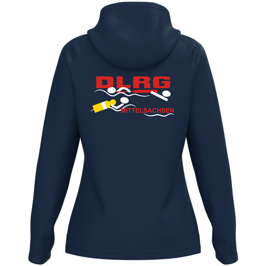 DLRG Mittelsachsen Kapuzenjacke Damen navy