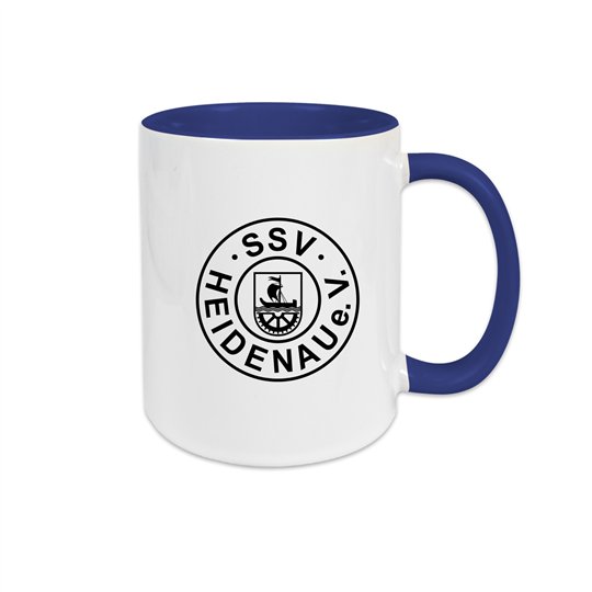SSV Heidenau Tasse navy/weiss