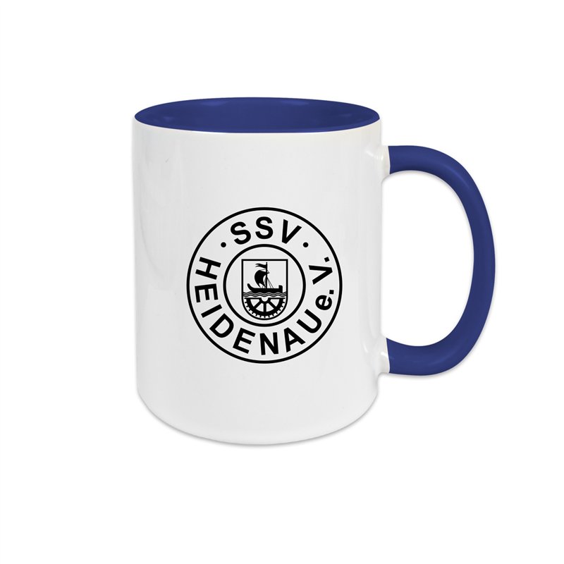 SSV Heidenau Tasse navy/weiss