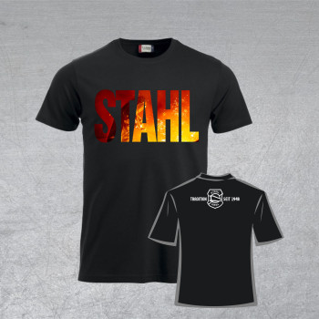BSG Stahl Riesa Fanshirt STAHL Junior schwarz