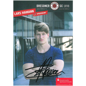 Autogrammkarte Lars Hamann