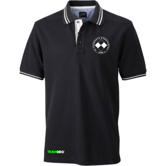 FC Vorwärts Kornharpen Polo Unisex schwarz/weiss