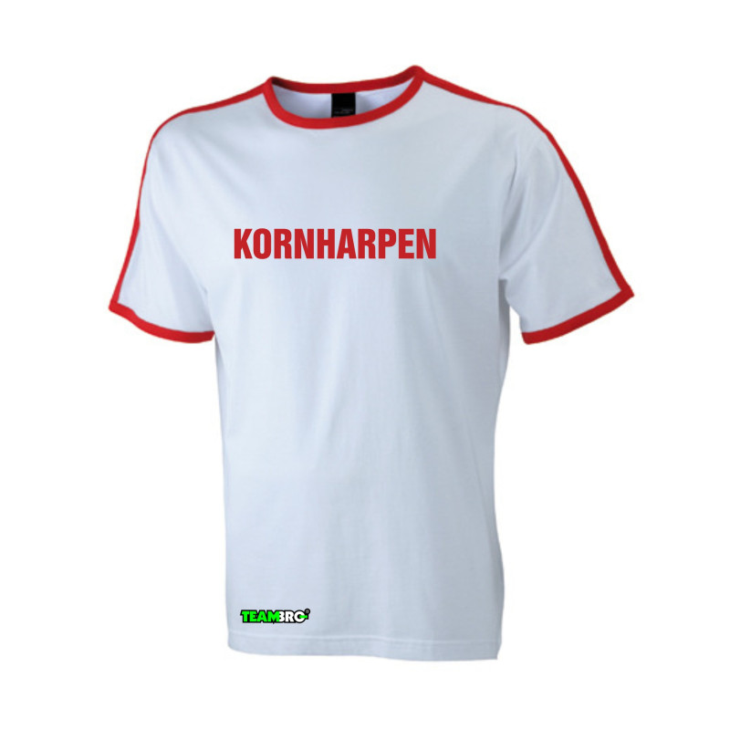 FC Vorwärts Kornharpen Fanshirt Unisex weiss/rot