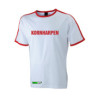 FC Vorwärts Kornharpen Fanshirt Unisex weiss/rot