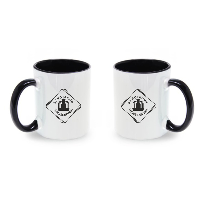 Rotation Weissenborn Tasse KLAS.SI.KER weiss schwarz