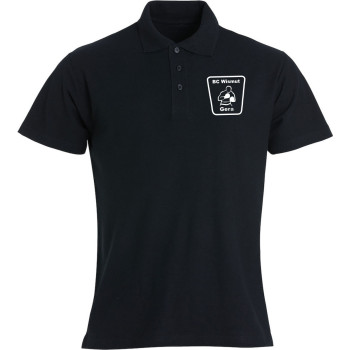 BC Wismut Gera Polshirt Unisex schwarz