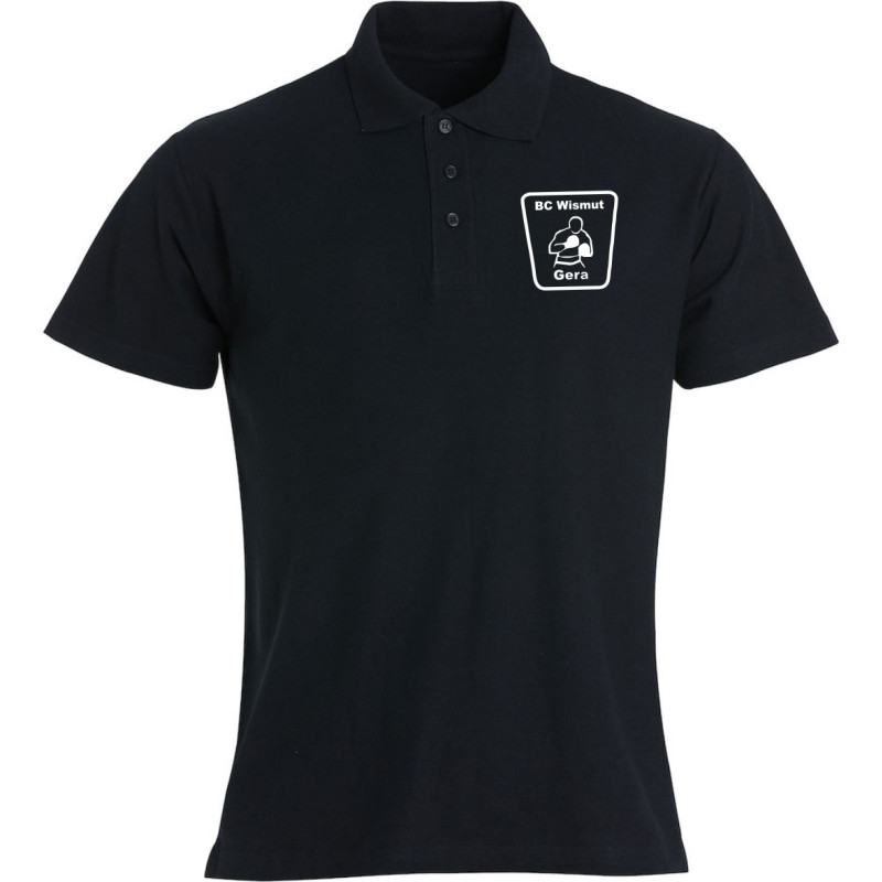 BC Wismut Gera Polshirt Unisex schwarz