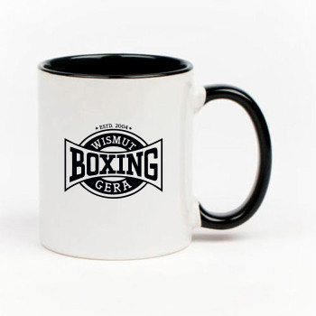 BC Wismut Gera TASSE LOGO weiss schwarz