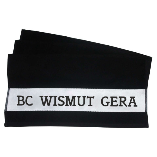 BC Wismut Gera Handtuch NAME schwarz