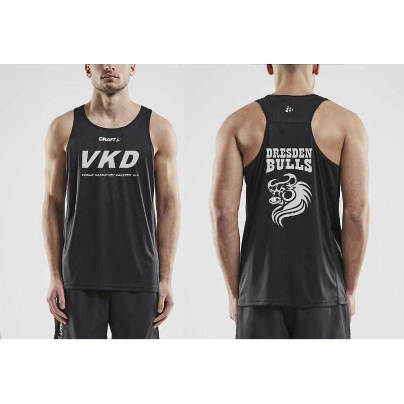 VKD Drachenboot Singlet Herren schwarz