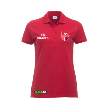 TSV Großwaltersdorf Poloshirt Damen rot
