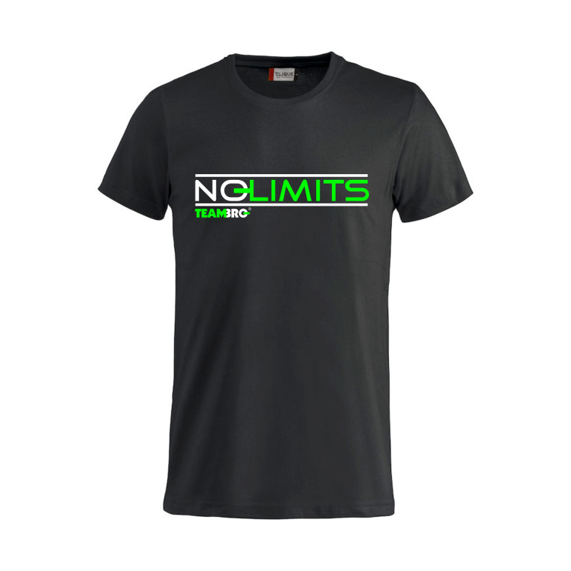 TEAMBRO Shirt No Limits Unisex schwarz