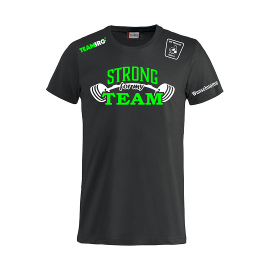 1. VVF Fanshirt "STRONG FOR MY TEAM" Unisex schwarz