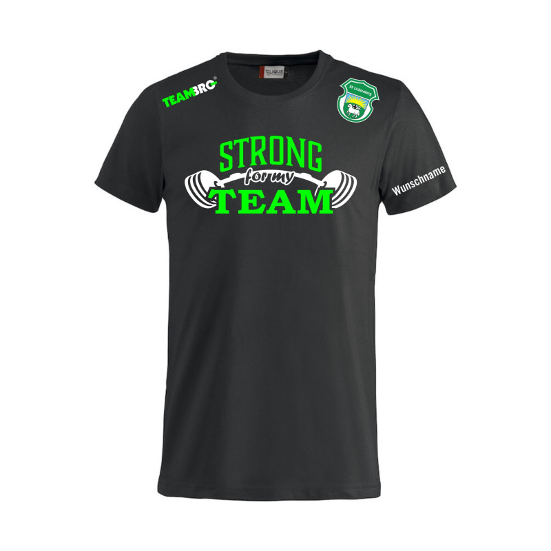 1. VVF Fanshirt "STRONG FOR MY TEAM" Unisex schwarz