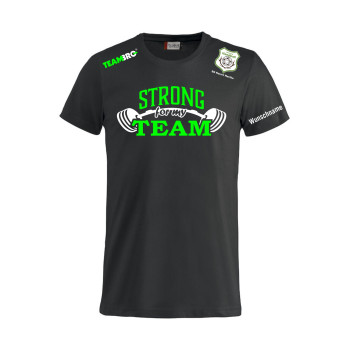 SG Kurort Hartha Fanshirt STRONG FOR MY TEAM Unisex schwarz