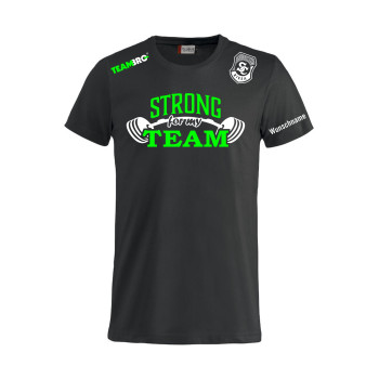 SC Riesa Fanshirt STRONG FOR MY TEAM Junior schwarz
