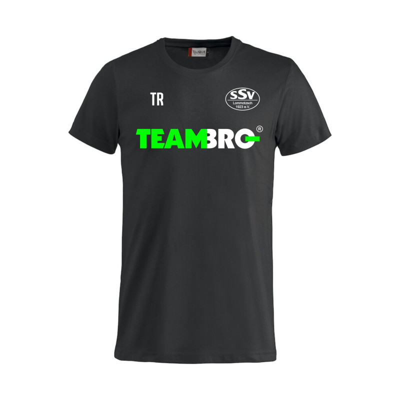 SSV Lommatzsch Fanshirt STRONG FOR MY TEAM Junior schwarz